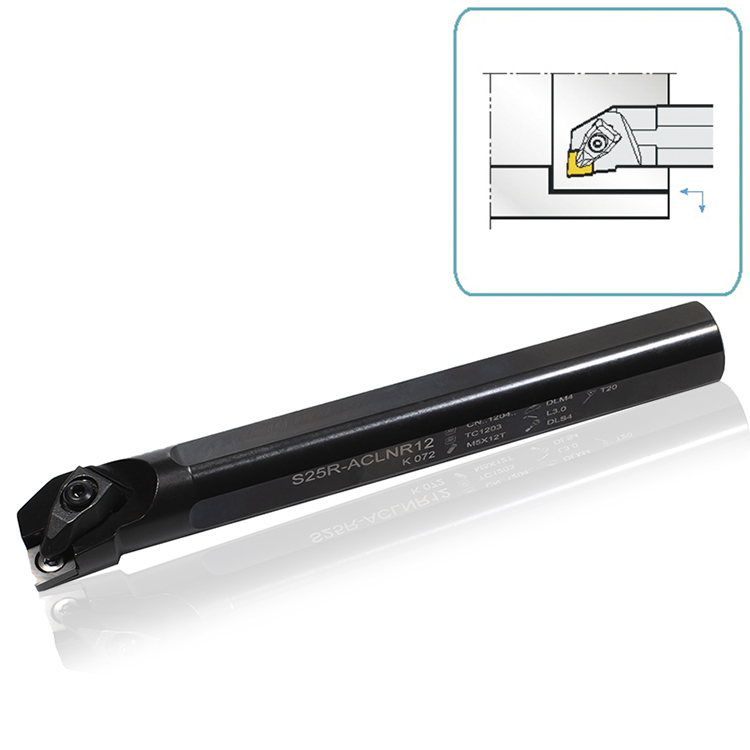 Portaherramientas de torneado interno indexable Sandhog Barra de mandrinado para herramientas de corte